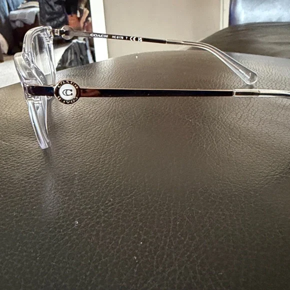Coach Transparent Frame Eyeglasses - Picture 2 of 7